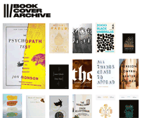 Tablet Screenshot of bookcoverarchive.com